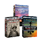 Ken Burns: Civil War 6-DVD Set, The War 6-DVD Set & Vietnam War 10-DVD Set