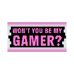 Won't You Be My Gamer Sticker