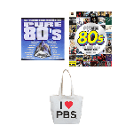 I Want My '80s: CD + Book + I Heart PBS Tote
