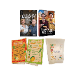 Cooking with Legends: 2 DVDs + Kitchen Towels + Tea Towel