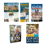 Rick Steves Experiencing Europe: 2 PBKs + Map + Directory + Newsletter
