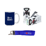 PBS News Hour: Mug + Key Strap + Eton FRX2 Radio